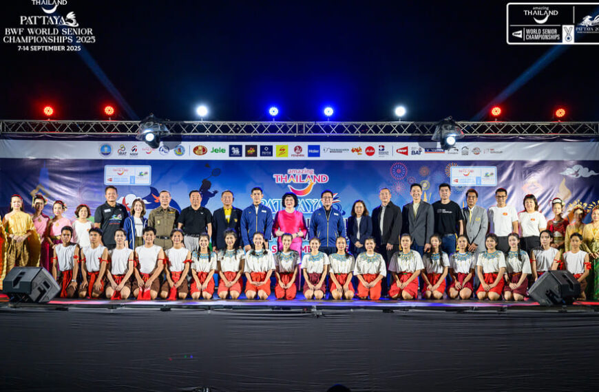กรังด์ปรีซ์ฯ จับมือ เอ็ม ไอ และบุญศักดิ์ พลสนะ ร่วมกับสมาคมแบดมินตันแห่งประเทศไทย จัดศึกแบดมินตันระดับโลก