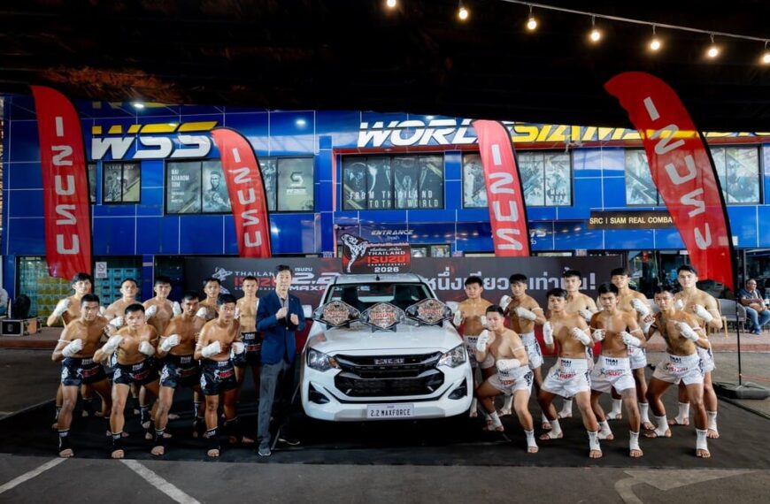 เปิดสังเวียน Isuzu Thailand Championship 2026 ระเบิดศึกมวยคาดเชือก 6 ภูมิภาคทั่วไทย  ชิงรางวัลรถปิกอัพอีซูซุ3 คันมูลค่ากว่า 2.3 ล้านบาท