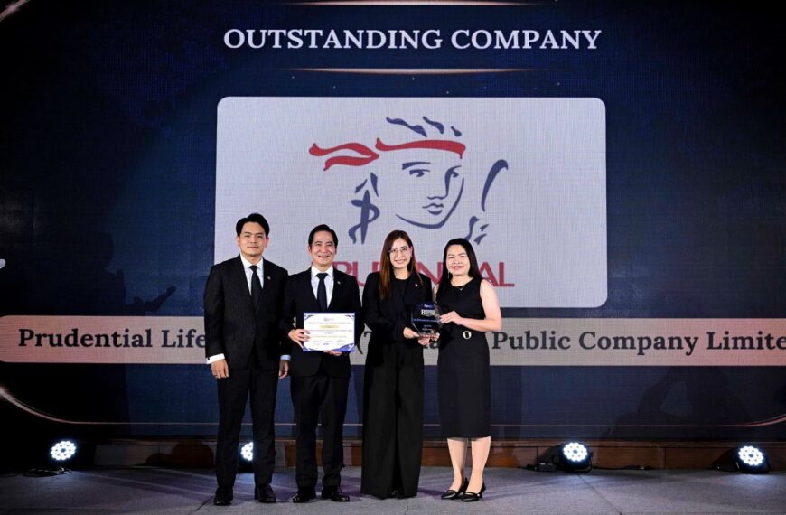 พรูเด็นเชียล ประเทศไทย คว้ารางวัล Outstanding Company Award จากเวที TIBA 2026